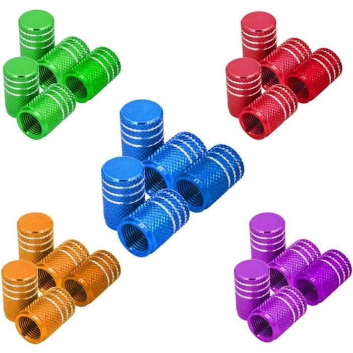 35 Bouchons De Valve Universels Plastique - Pour Voiture, Moto, Vélo Et SUV