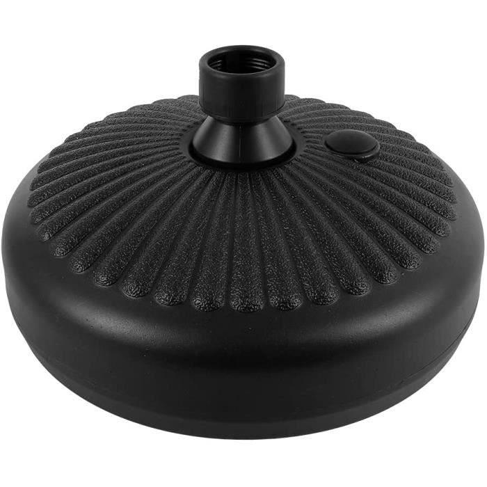 Pied Parasol Diamètre 48 Paramondo Kit De Rechange Pour Pied De Parasol Standard Rond, 2 Bagues D'adaptation, 1 Bouchon à Vis, 1 Vis Moletée Pied En Croix Pour Parasol