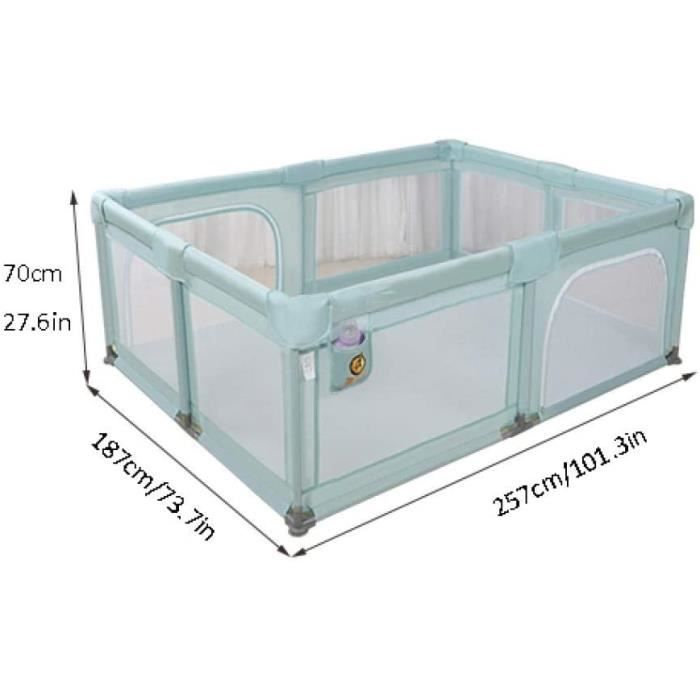 Lit Pliant 54 Sq Ft Vertparc Pour Enfant Avec Maille Respirante 4 Panneaux Parc Pliant Bebe Pour Play Activity Center Playroom516 Cdiscount Puericulture Eveil Bebe