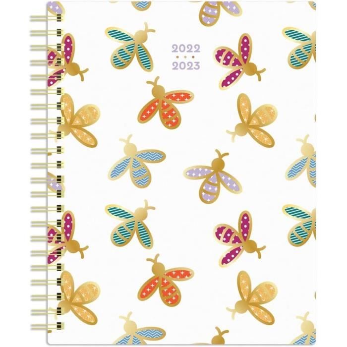 Busy Bees Planificateur de bureau hebdomadaire 2023 15,2 x 19,9 cm