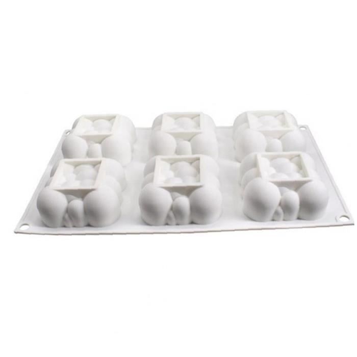 Tapis Macarons En Silicone LangRay - 48 Emplacements - Avec Poche à Douille