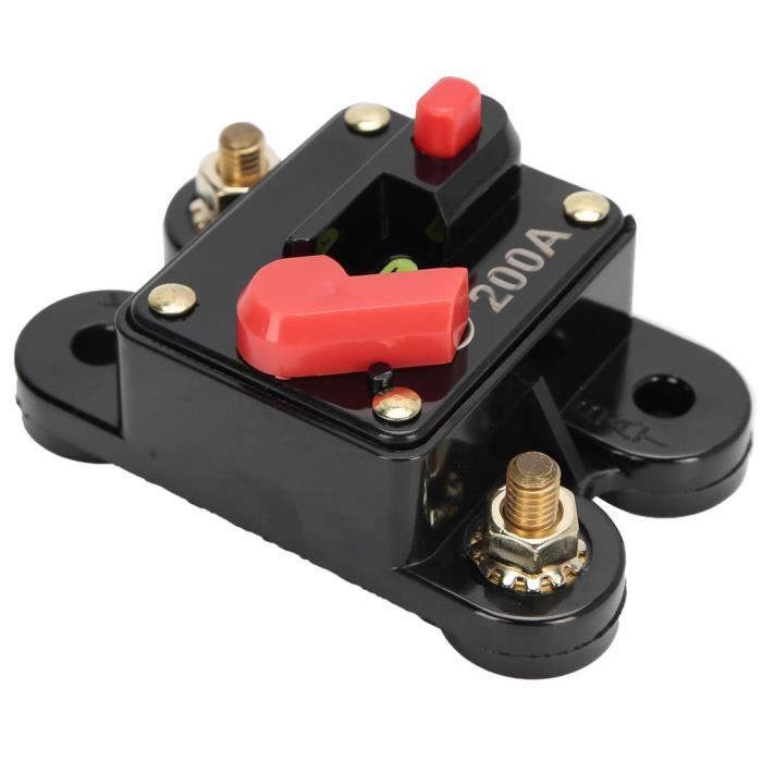 Disjoncteur Manuel Réarmable 12-48V Pour Système Audio Voiture - Protection Contre Les Surcharges - Installation Facile