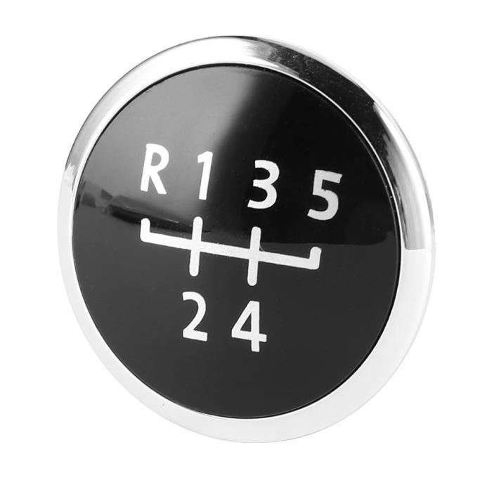 Capuchon De Pommeau De Vitesse 5 Vitesses Noir ABS - Compatible Ford Fiesta, Focus - Remplacement Pièce D'origine - 13