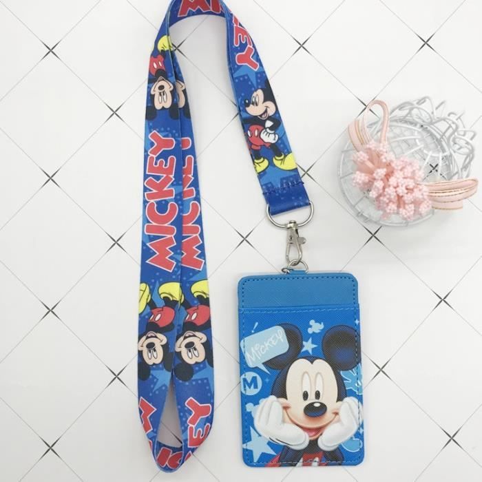 Couleur 7 Porte-monnaie en PU Disney Stitch, porte-clé, lanière pour carte  de bus, porte-monnaie Mickey mouse - Cdiscount Bagagerie - Maroquinerie