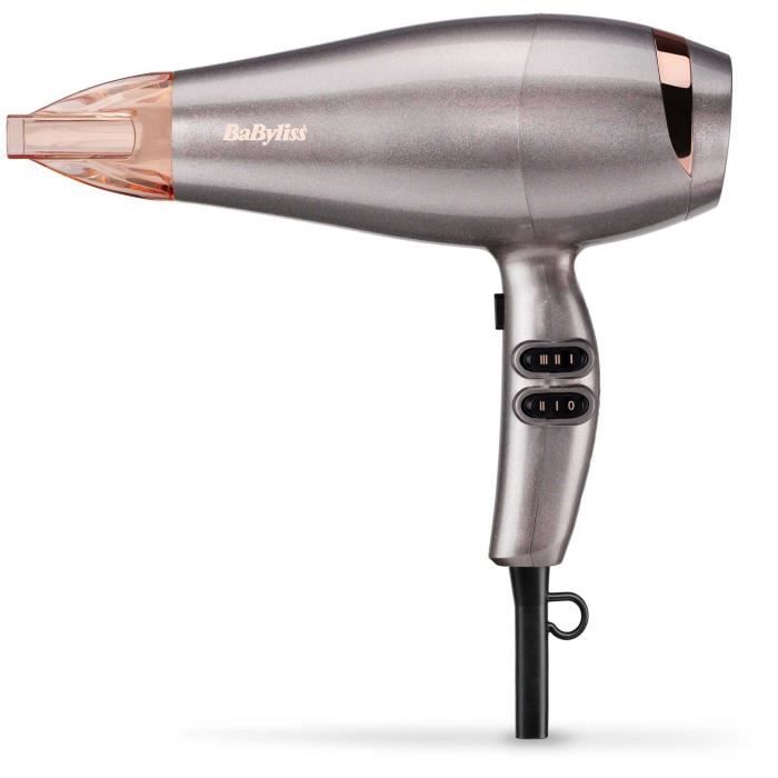Sèche-cheveux BaByliss - Elegance - 2100 W, fonction ionique, technologie advanced Airflow - concent