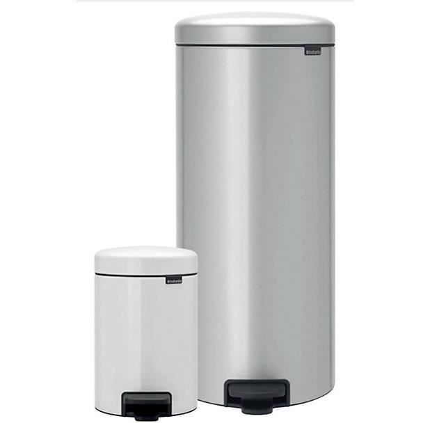 4 Fermoirs Pour Poubelle Brabantia - Compatibles 20-60L, Remplacement Couvercle