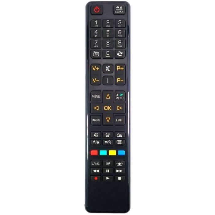 Télécommande TV Bush Compatible DLED32287HDCNTDFVPZ - Neuf Avec Livraison Gratuite