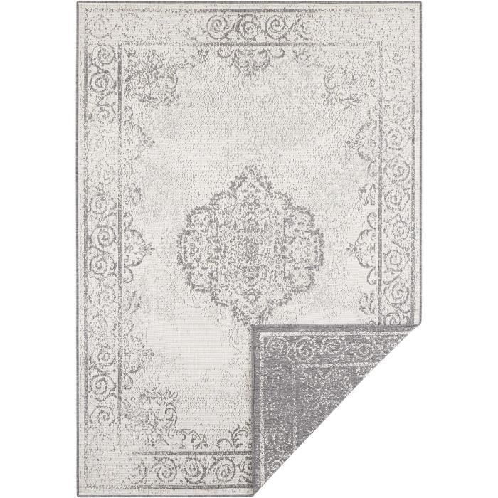 Tapis avec effet relief très doux 120 x 170 Groove | Maisons du Monde