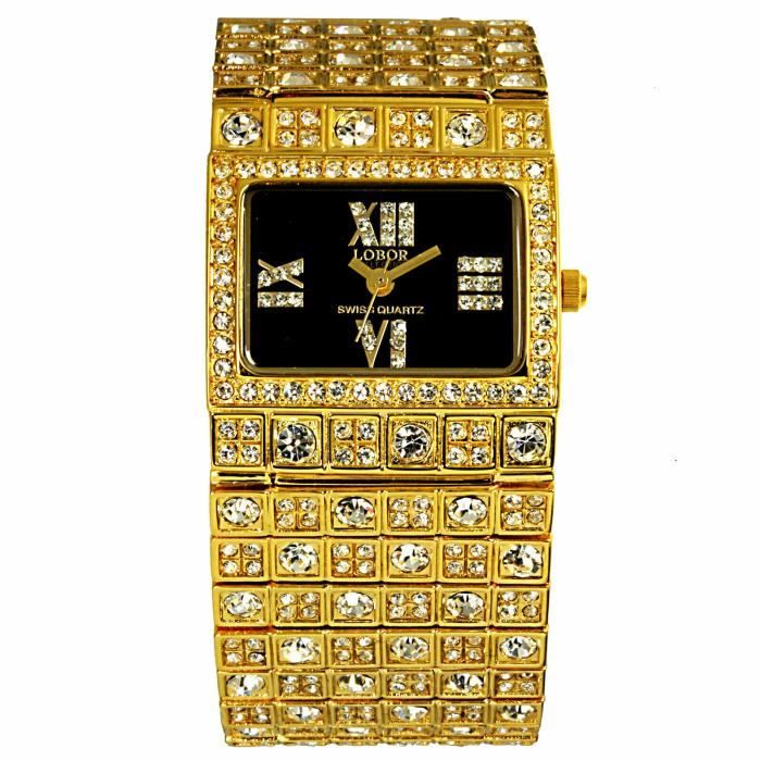 MONTRE FEMME LOBOR COLLECTION Marrakech PLAQU E OR u2172eb