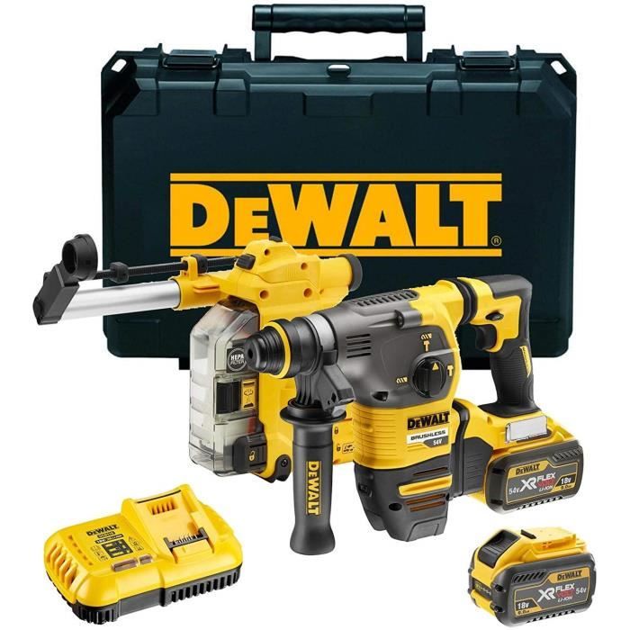 Marteau perforateur burineur DeWALT DCH335X2 Sans fil 54V 9Ah 2 accus inclus