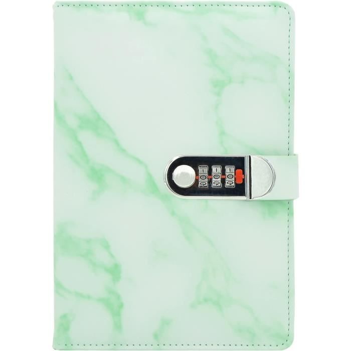 Kococaty Journal Intime Avec Cadenas, Journal Intime à Combinaison