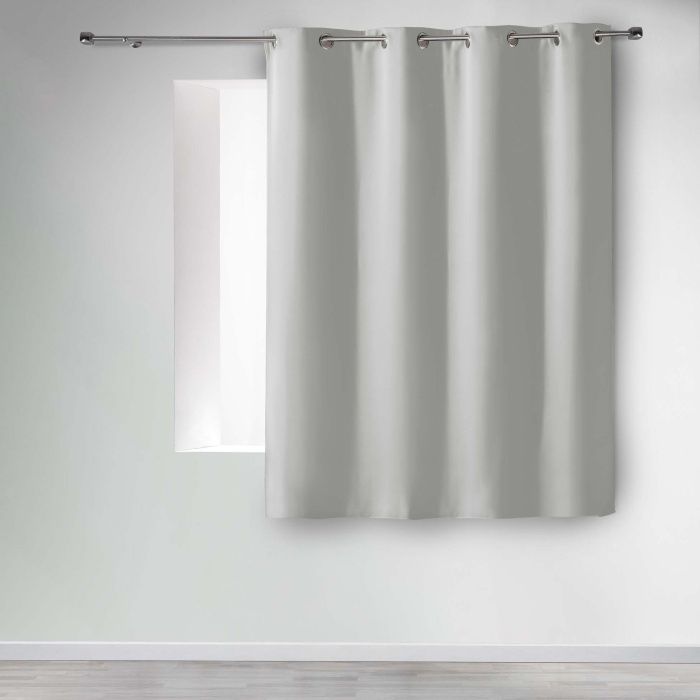 Rideau 90 % Occultant Radiateur Petite Hauteur - Perle - 135 x 180 cm