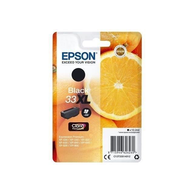 Epson Oranges 33 XL Noir (C13T33514010)
