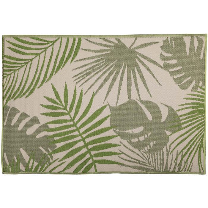 Esschert Design Tapis d'extérieur 241x152 cm Feuilles de jungle OC22