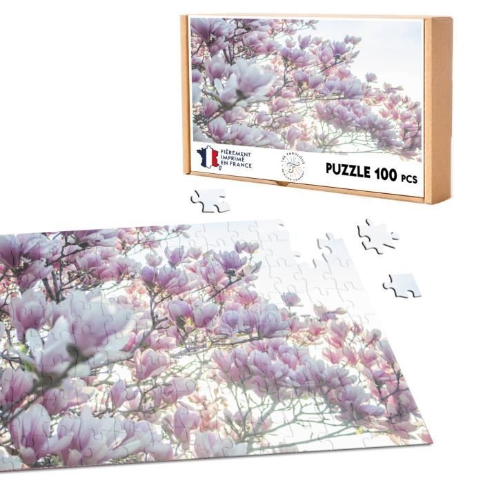 Puzzle 1000 pièces : Fleurs de cerisier - New York Puzzle Company - Rue