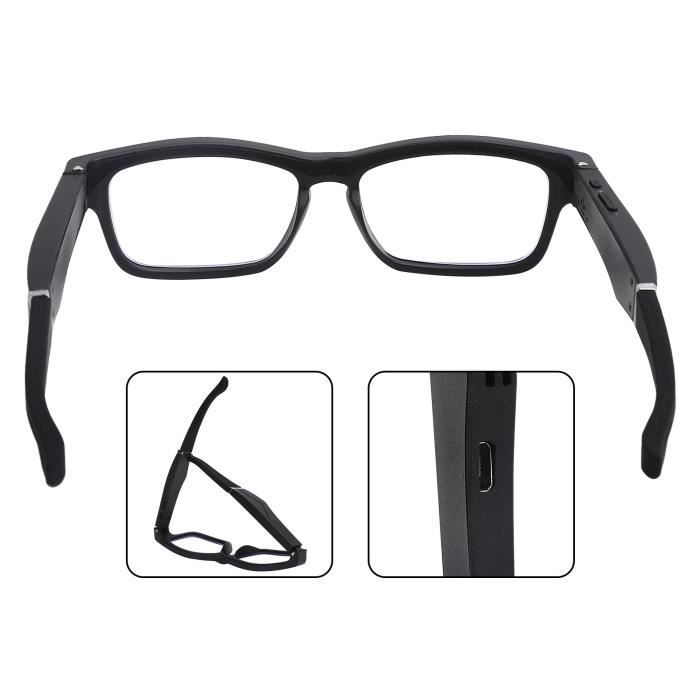 Tbest lunettes intelligentes Lunettes Bluetooth Stéréo Réduction du
