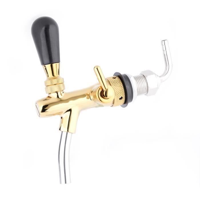 Adaptateur Nettoyage Robinet Bière 1/4" En Acier Inoxydable - Compatible Tiges Américaines - Pour Fût Et Ligne De Bière - 2