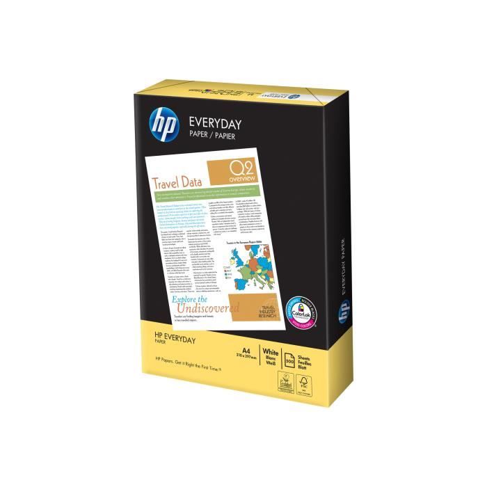 HP Everyday - 98 microns - blanc - A4 (210 x 297 mm) - 75 g-m² - 500 feuille(s) papier ordinaire