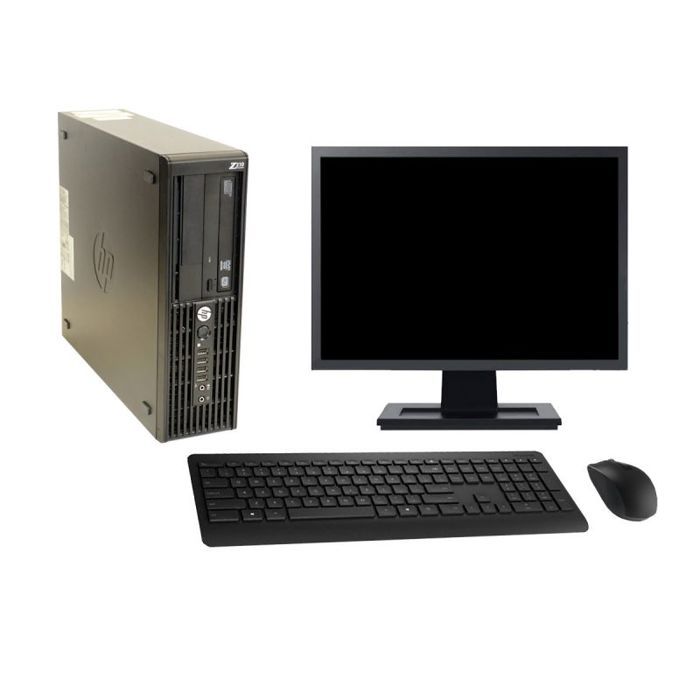 PC HP Z210 SFF Ecran 19 Intel i5-2400 RAM 32Go Disque 500Go Windows 10 Wifi