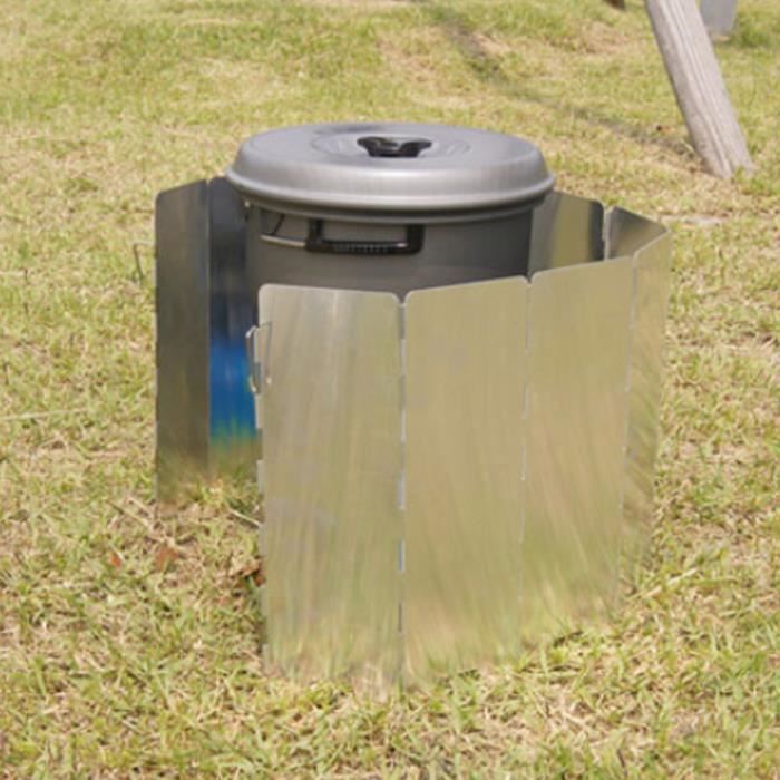 Pare-brise Fox Cookware Pour Réchaud à Gaz - Aluminium Noir - Accessoire Camping & Pêche - Neuf