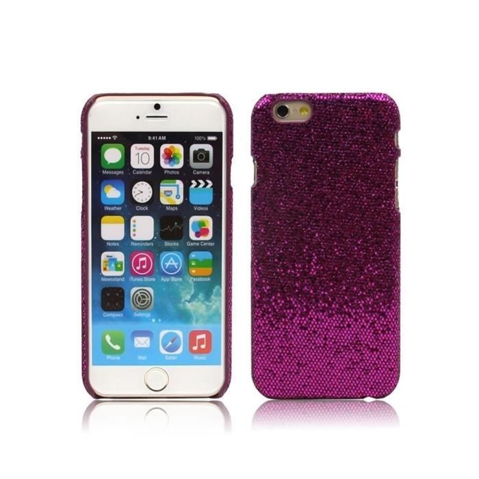 Housse Rigide Pour IPhone 4/4S - Violet Effet Goutte D'eau - Neuve