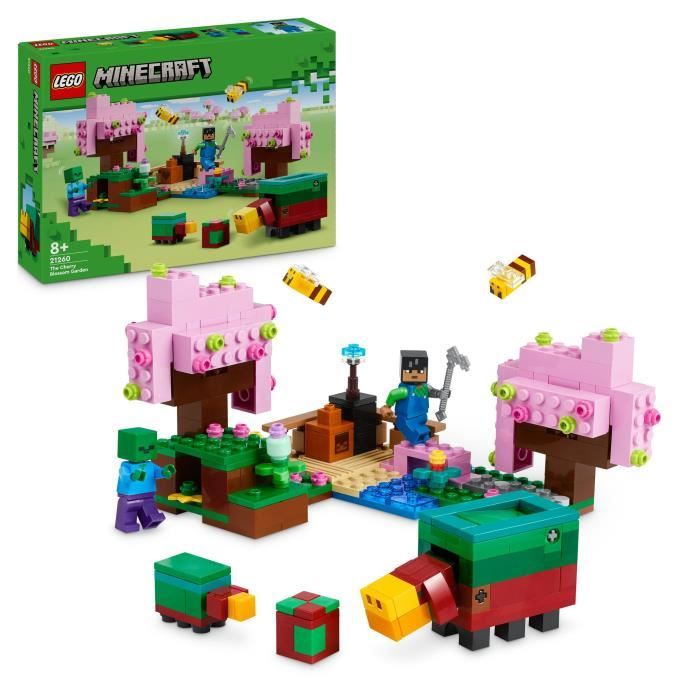 Lego Minecraft Le Jardin Des Cerisiers En Fleurs 21260 Lego La Boite - vue 5