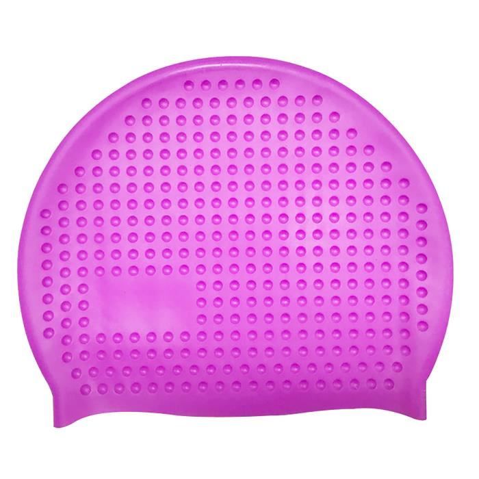 Bonnet De Bain En Silicone Unisexe Pour Adulte Imperméable Bonnet De