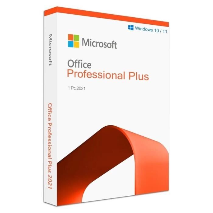 Microsoft Office 2021 Professionnel (Professional) – Clé licence à télécharger
