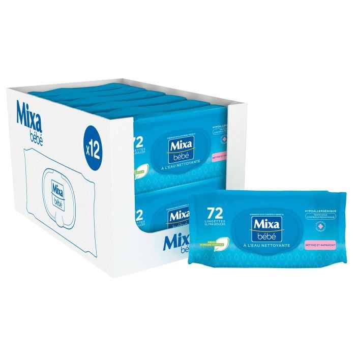 Mixa Bebe Lingettes A L Eau Nettoyante 72x Lot De 12 Cdiscount Pret A Porter Mixa Bebe Lingettes A L Eau Nettoyante 72x Lot De 12 Cdiscount Pret A Porter