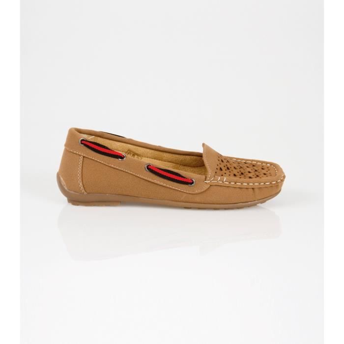 mocassin femme cuir pas cher