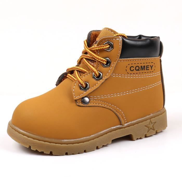 bottines enfant cuir