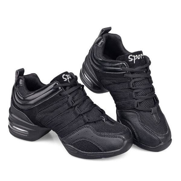 Chaussures de danse,Chaussures de Jazz respirantes et légères pour femmes,  baskets modernes à semelle souple pour danser, chaussur Black - Cdiscount  Chaussures