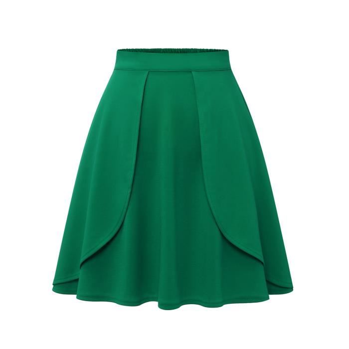 Jupe maxi plissée en coton bio