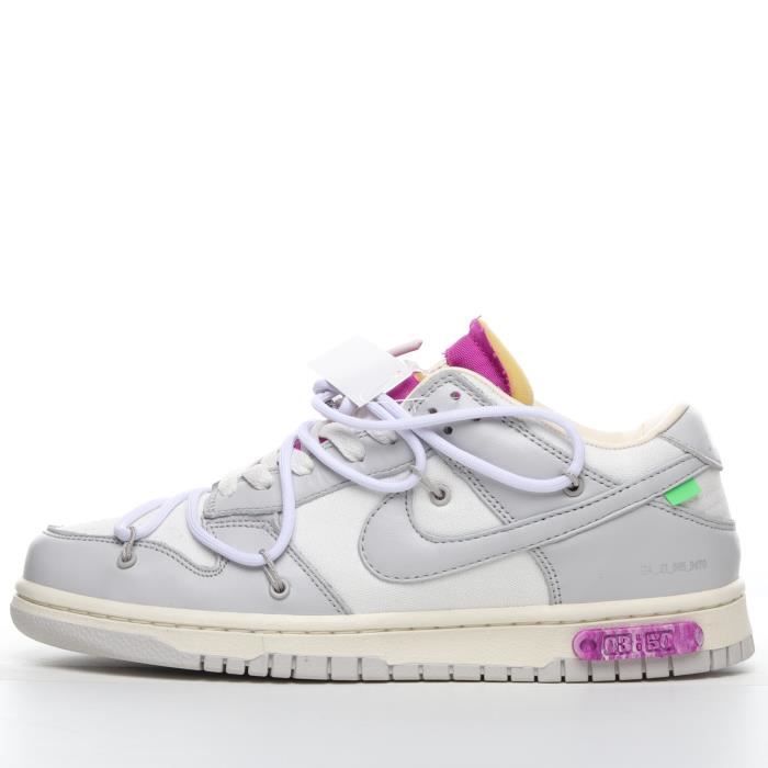 NikeSB Off White X SB Dunk Low 03 of 50 DM1602-126 BASKETS décontractées  Homme Femme Sy1 - Cdiscount Chaussures