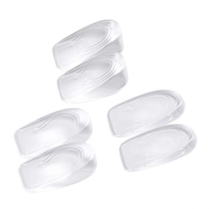 Talonnettes En Gel De Silicone 1cm - Lot De 2 - Confort Et Amorti