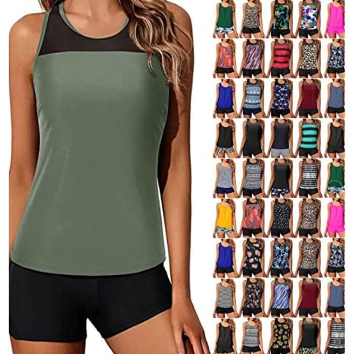 Maillot De Bain Une Pièce Femme Laprée, Effet Ventre Plat, Vert, Taille 36 (85) - Neuf Avec étiquettes