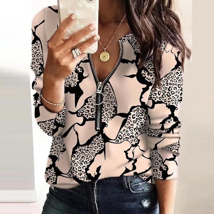 Chemisier Allegra K Femme Rétro - Manches Bouffantes, Col V, Boutons, Taille M, Rouge