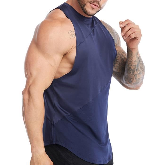 Débardeurs Sport Homme Sans Manches Cadmus - Lot De 3 - Respirant Séchage Rapide - Fitness Musculation Running