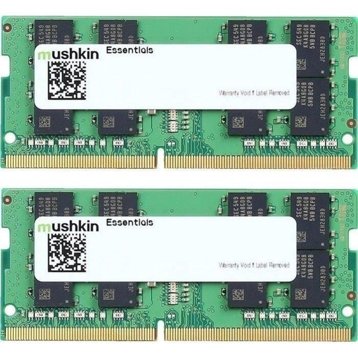 Mushkin Essentials module de mémoire 2 x DDR4 3200 MHz Neuf - vue 3
