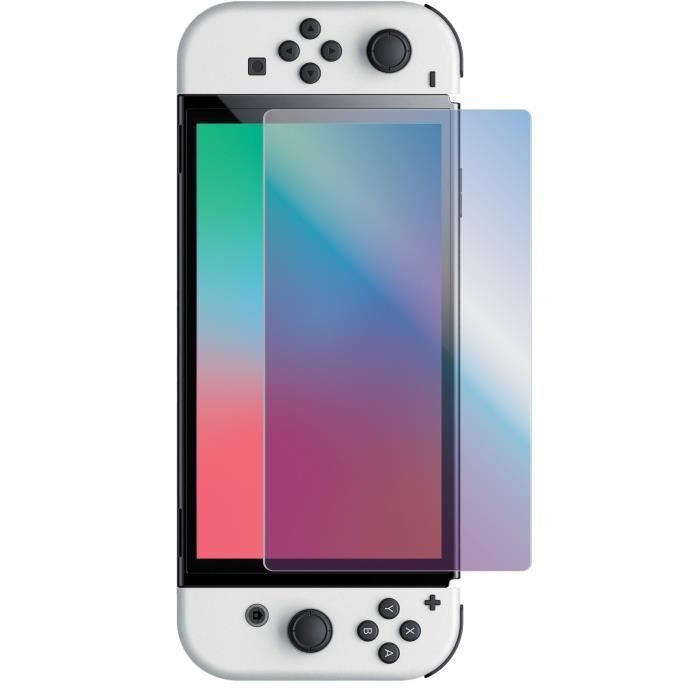 Verre trempé filtre bleu pour Nintendo Switch Oled - MUVIT GAMING