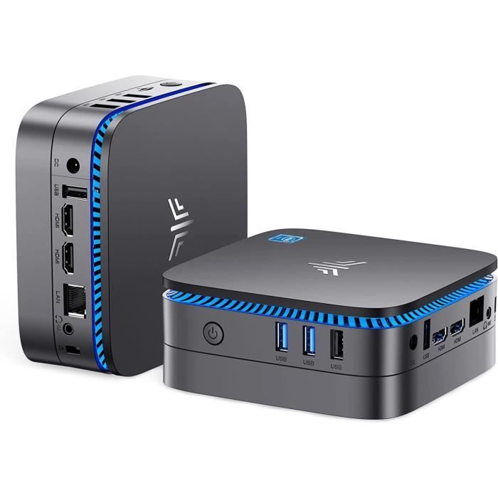 Mini PC Windows 11 Pro - NIPOGI - AK1 Pro - Intel Celeron