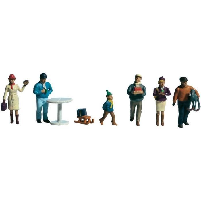 Preiser 10627 - vente de sapins de noël - figurines miniatures