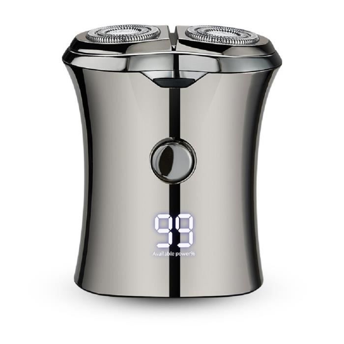 Rasoir électrique rotatif miniature portable pour hommes