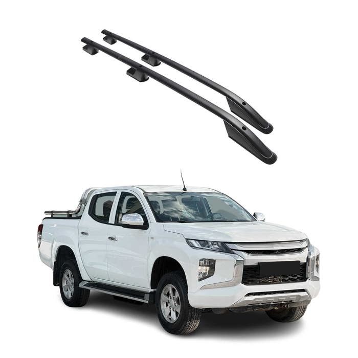 Barres De Toit Longitudinales Aluminium Noir Peugeot Expert 2016-2025 L3 – Aérodynamiques, Robuste, Fixation Points Fixes