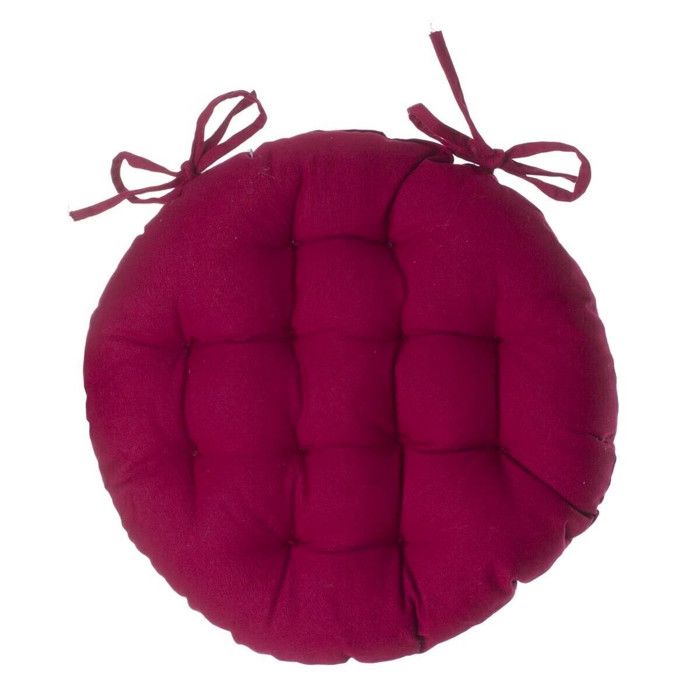 Galette De Chaise Ronde, Coussin Rond pour Chaise Scandinave, Coussin Chaise de Bar Anti Taches AntidéRapante, Impermeable Cuir Galette Chaise Bistrot de Exterieur Jardin(Color 7,45x45cmx2.5cm thick