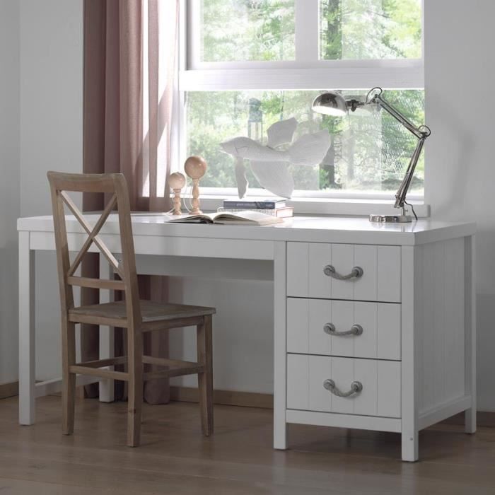 Bureau Enfant Lewis Blanc Paris Prix Achat Vente Bureau Bebe Enfant Cdiscount