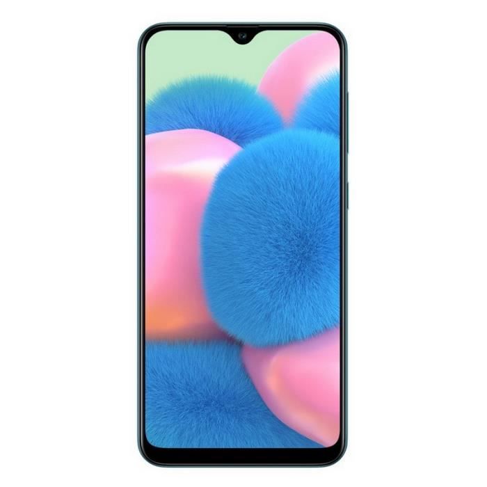 Top achat T&eacute;l&eacute;phone portable Samsung Galaxy A30s Vert Libre Smartphone pas cher