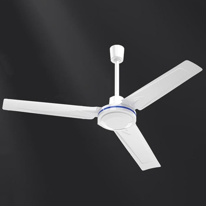 Ventilateur De Plafond Blanc CasaFan Tristar-Z 122 Cm – Silencieux, 3 Vitesses, Sans Lumière, Idéal Pour Salon Ou Chambre