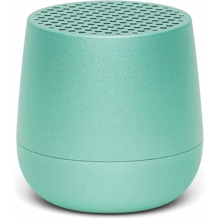 Lexon - Twin MINO Plus Paire d'enceinte en Aluminium Rouge Bluetooth 6W Rechargeable par Induction (Qi
