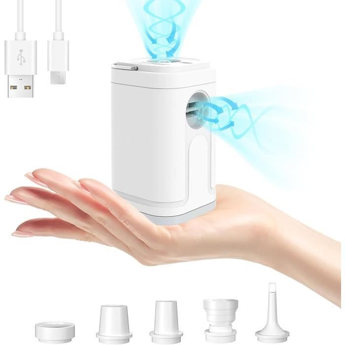 Pompe à Air électrique Portable - 2400mAh, 3000 Pa - Gonfle/dégonfle Matelas, Bouées - Avec Lampe LED